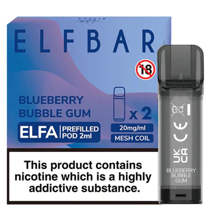 Blueberry Bubblegum Elfbar ELFA Prefilled Pods 2ml Elf Bar 