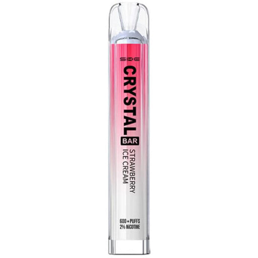 SKE Crystal Bar Disposable Kit 600 Puffs SKE Strawberry Ice Cream 