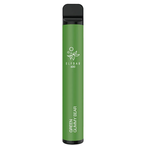 Elf Bar Disposable Pod Device 600 Puffs 2% Elf Bar 20mg Green Gummy bear 