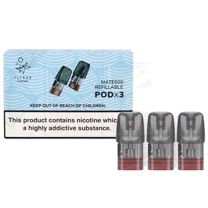 Elf Bar Mate 500 Refillable Pod 1.6ml 3pack  Elf Bar   