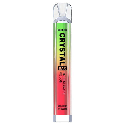SKE Crystal Bar Disposable Kit 600 Puffs SKE Green Grape Melon 