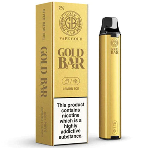 Gold Bar Disposable Vape Vape Gold Lemon Ice 20mg 