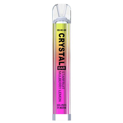 SKE Crystal Bar Disposable Kit 600 Puffs SKE Starfruit Mulberry Lemon 